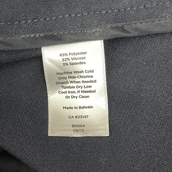 Talbots Dress Pants‎ Women 4 Black Career Trouser Straight Leg Office Wear - Picture 10 of 11